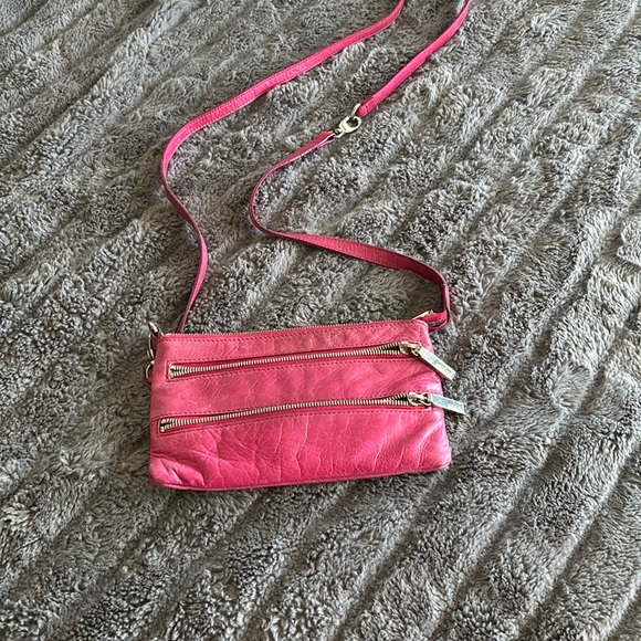 Hobo international,Pink Leather Crossbody Bag - Picture 8 of 16